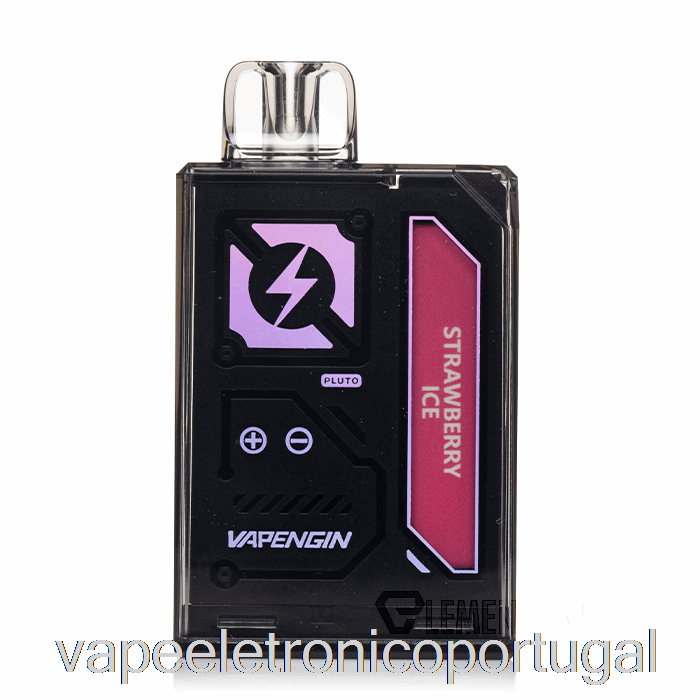 Vape Eletrônico Vapengin Pluto 7500 Gelo De Morango Descartável